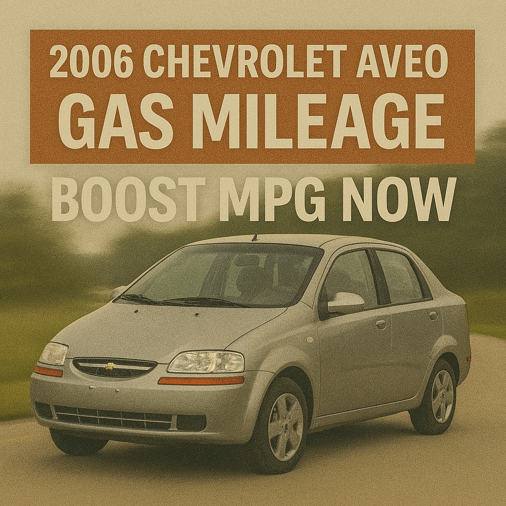 2006 Chevrolet Aveo Gas Mileage