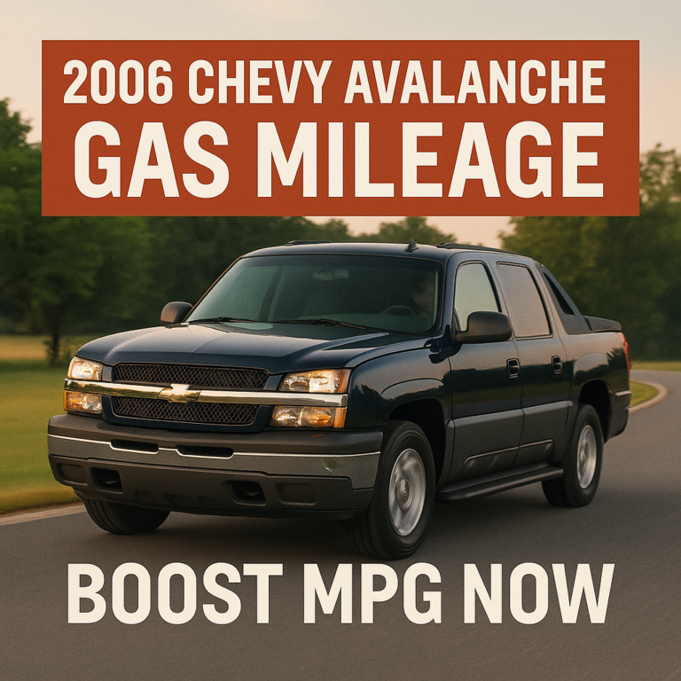 2006 Chevy Avalanche Gas Mileage