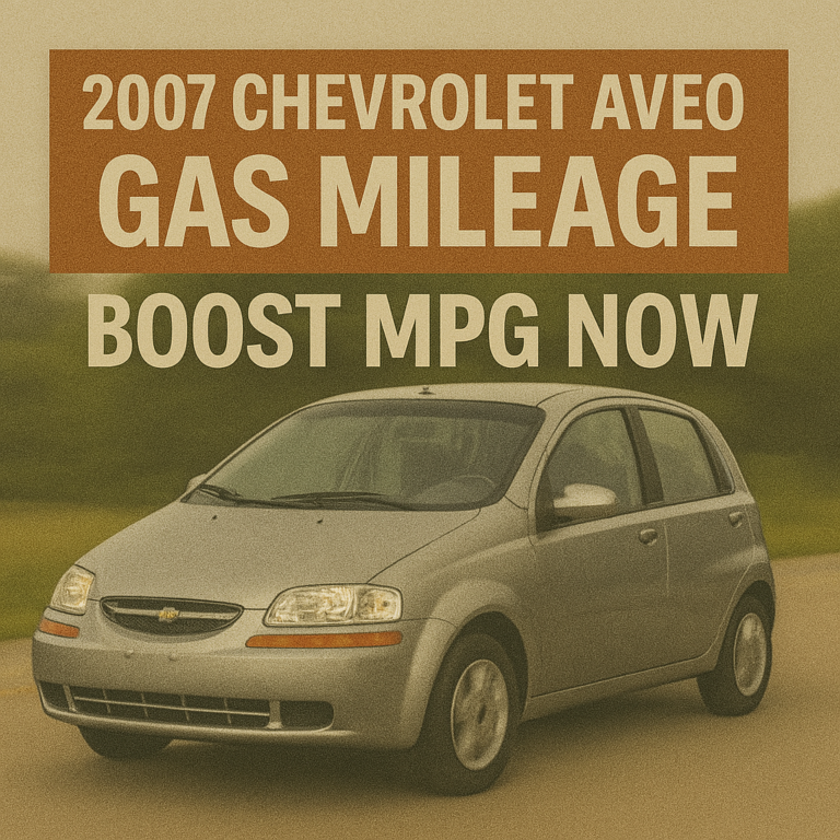 2007 Chevrolet Aveo Gas Mileage