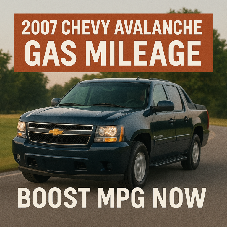 2007 Chevy Avalanche Gas Mileage