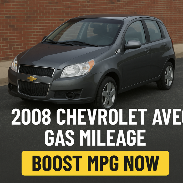 2008 Chevrolet Aveo Gas Mileage