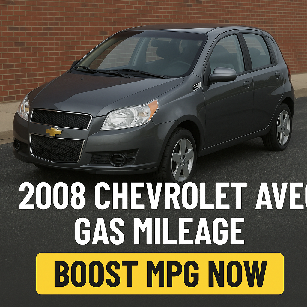 2008 Chevrolet Aveo Gas Mileage