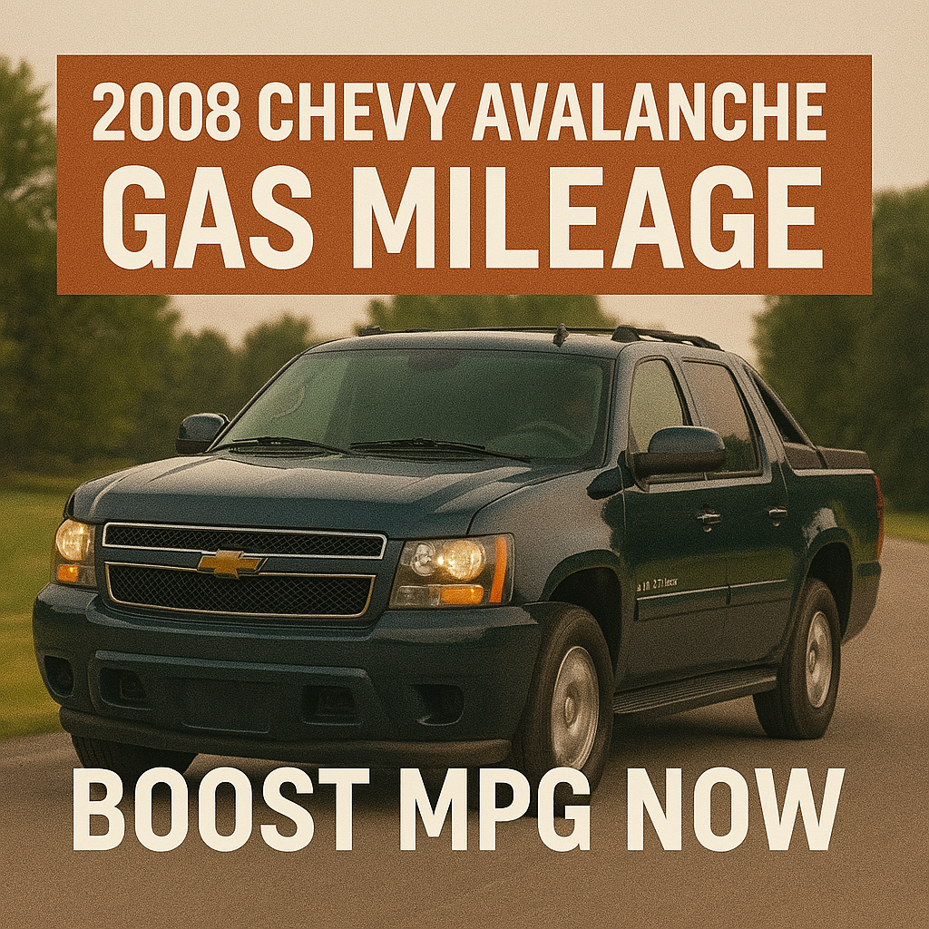 2008 Chevy Avalanche Gas Mileage