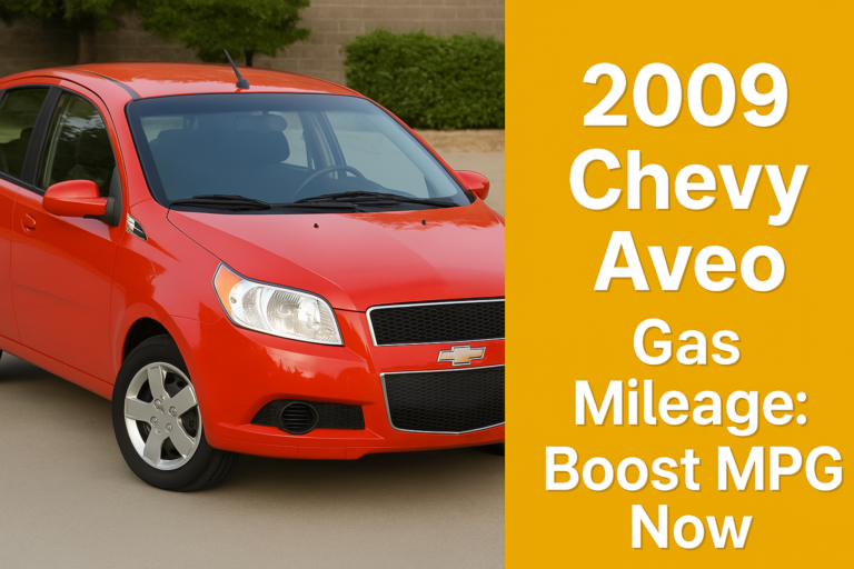 2009 Chevrolet Aveo Gas Mileage