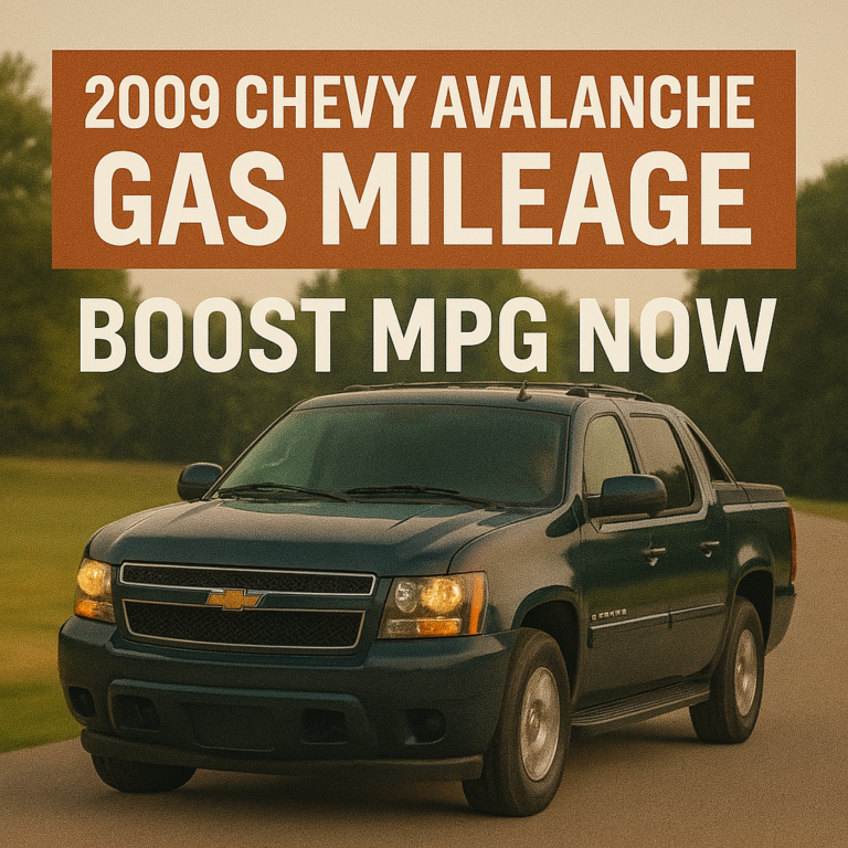2009 Chevy Avalanche Gas Mileage