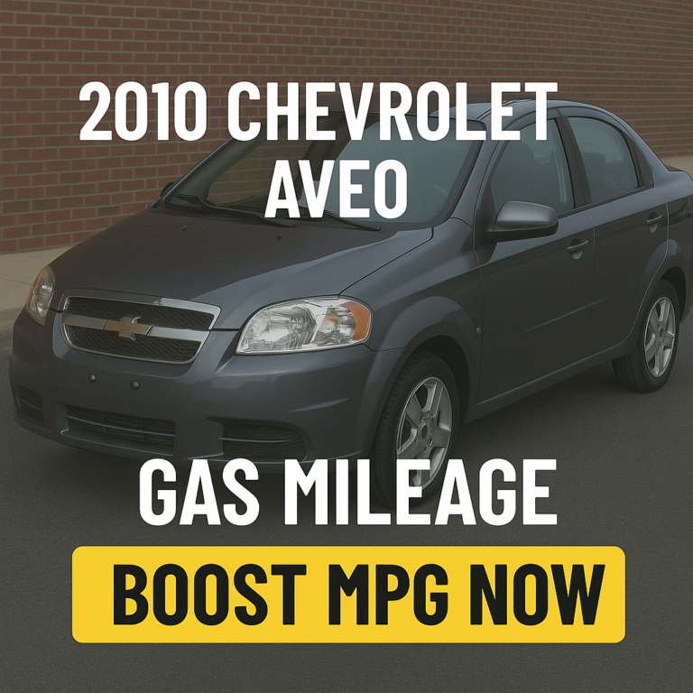2010 Chevrolet Aveo Gas Mileage