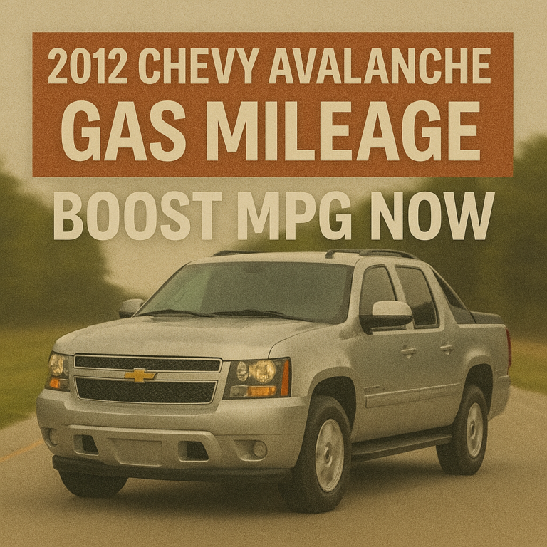 2012 Chevy Avalanche Gas Mileage