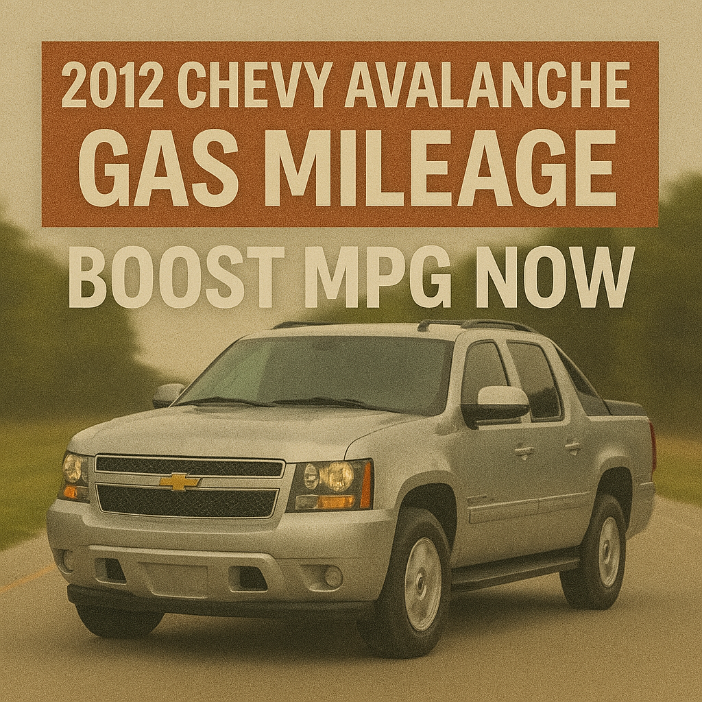 2012 Chevy Avalanche Gas Mileage